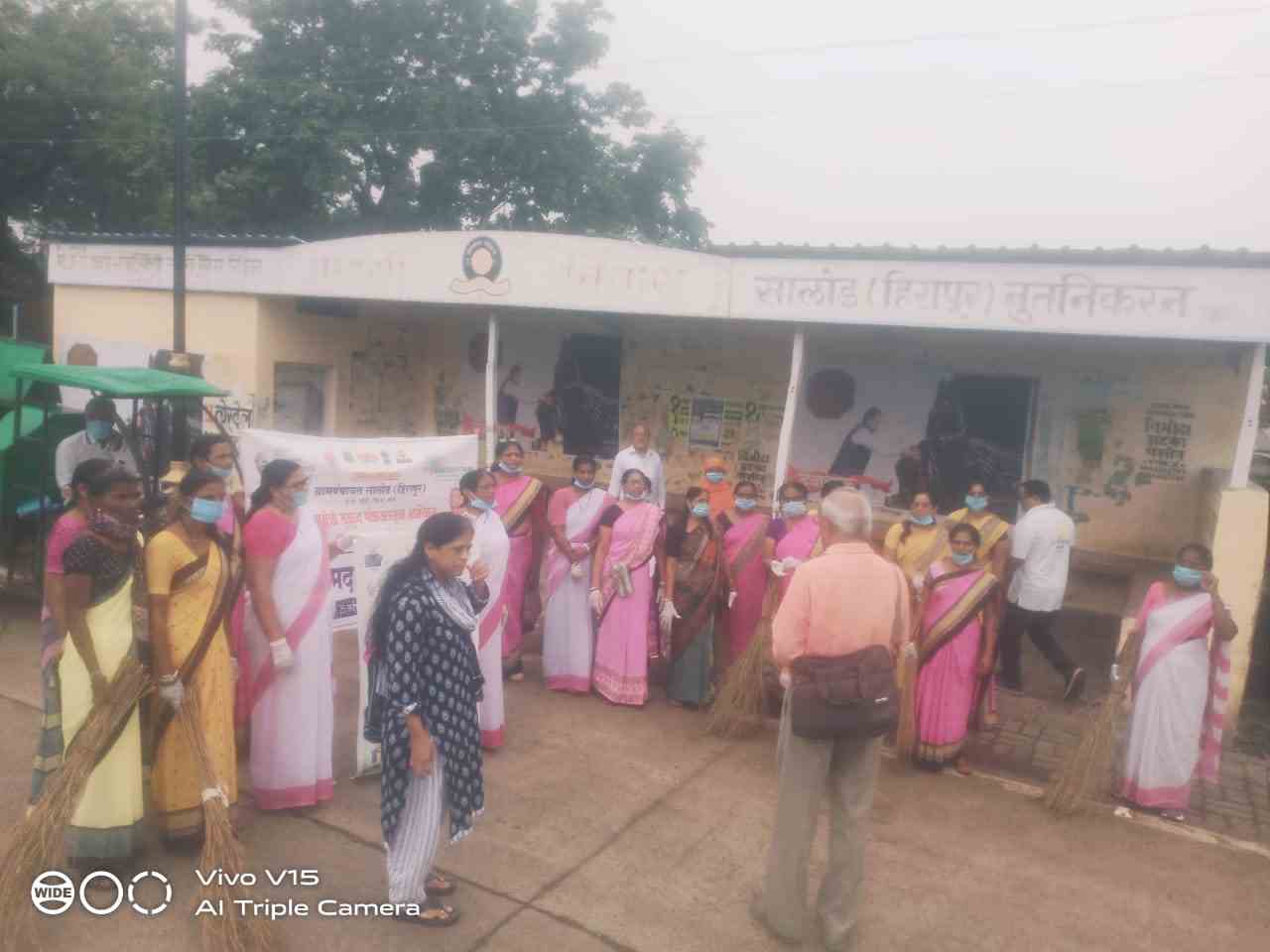 सालोड हिरापूर ग्रामपंचायतीत महाश्रमदान आणि पौधारोपण कार्यक्रम यशस्वी